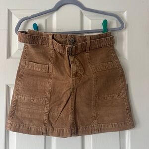 American eagle tan mini skirt